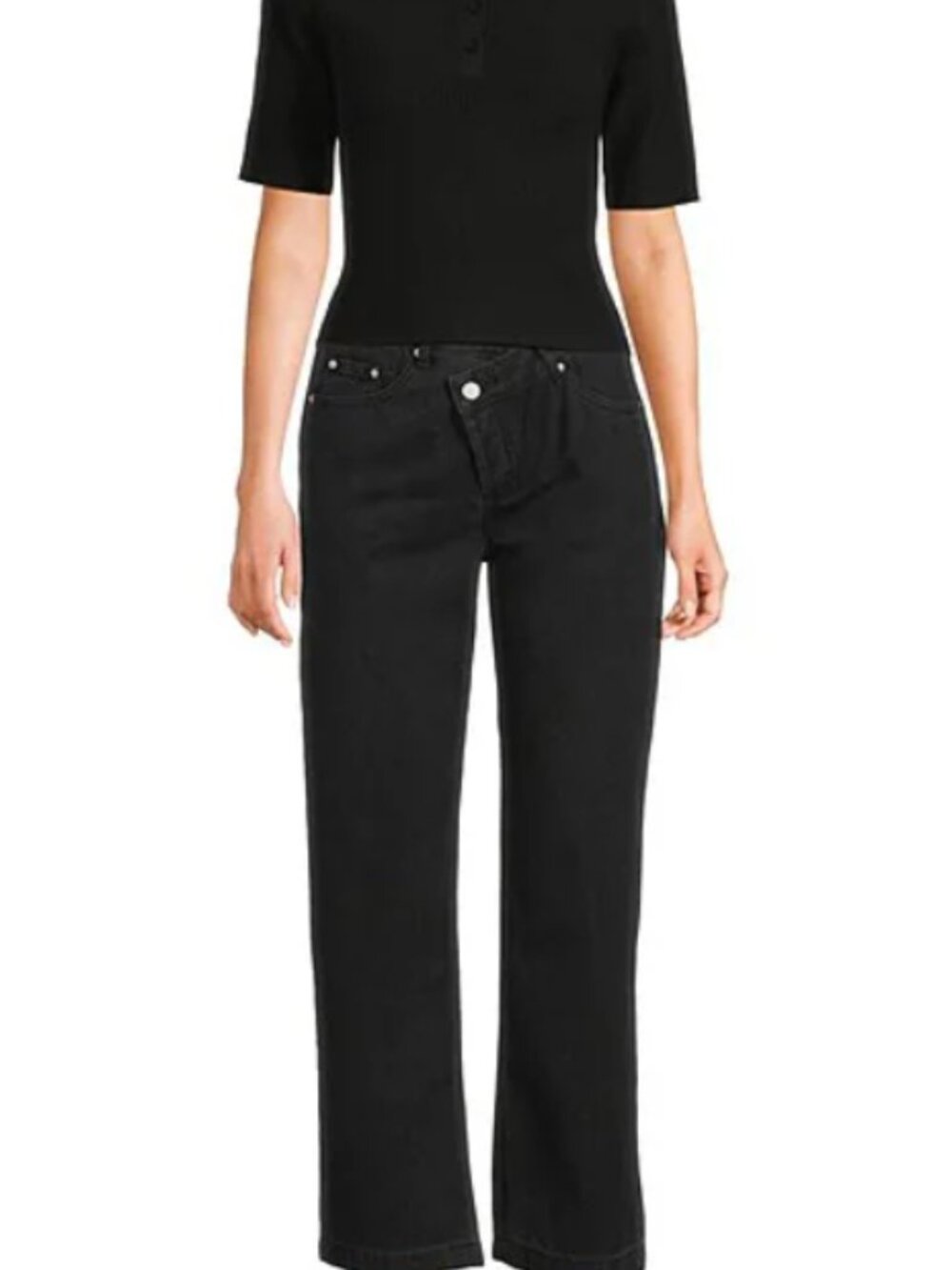 Mod Ref Short Sleeve Collared Top - Picture 2 of 4